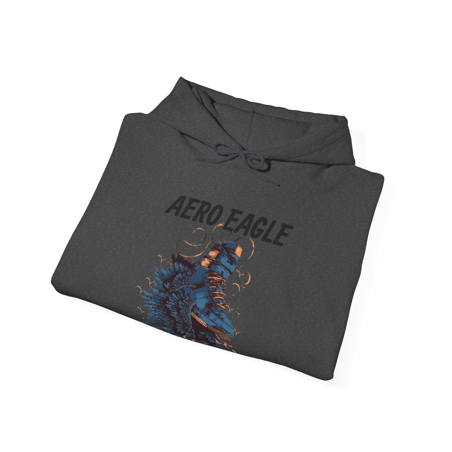 Aero Eagle Graphic Hoodie - Unisex Heavy Blend™ Sweatshirt