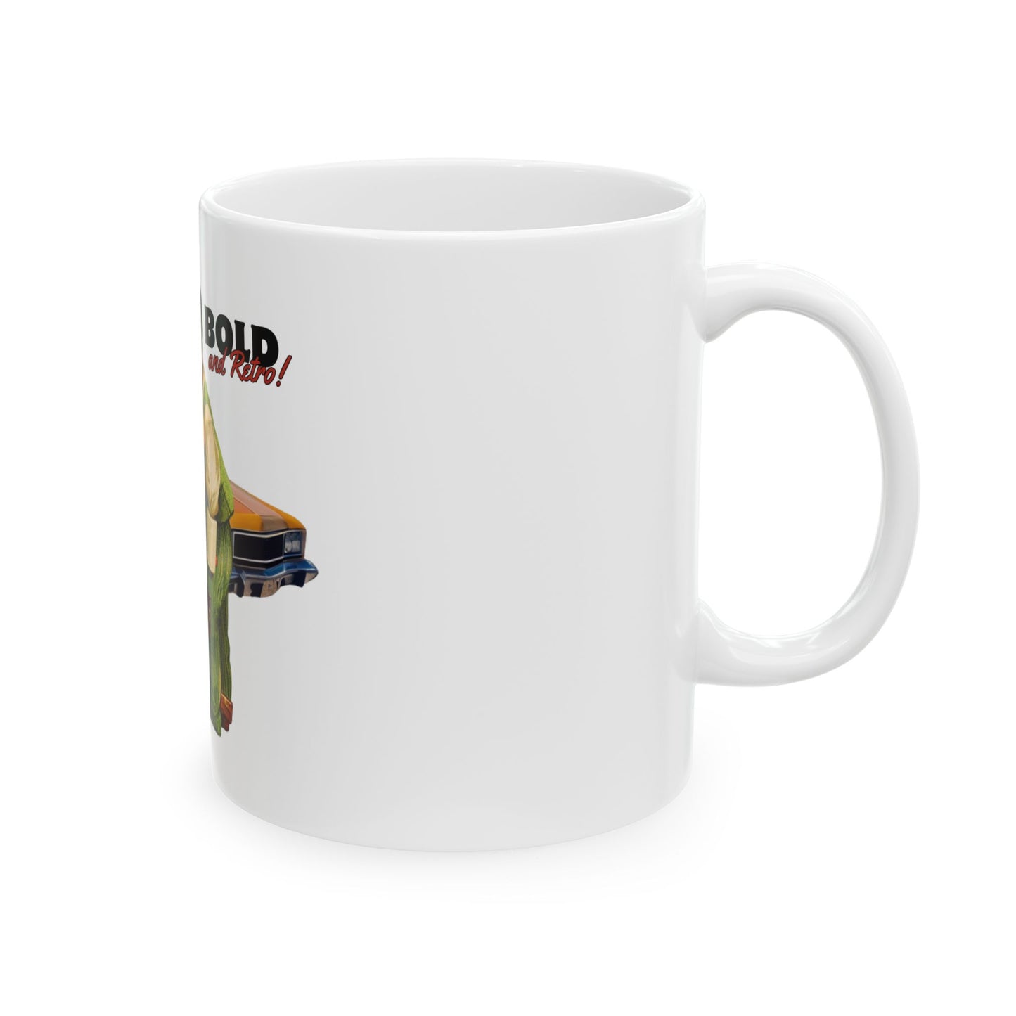 Retro Bold Kids Ceramic Mug - 11oz & 15oz