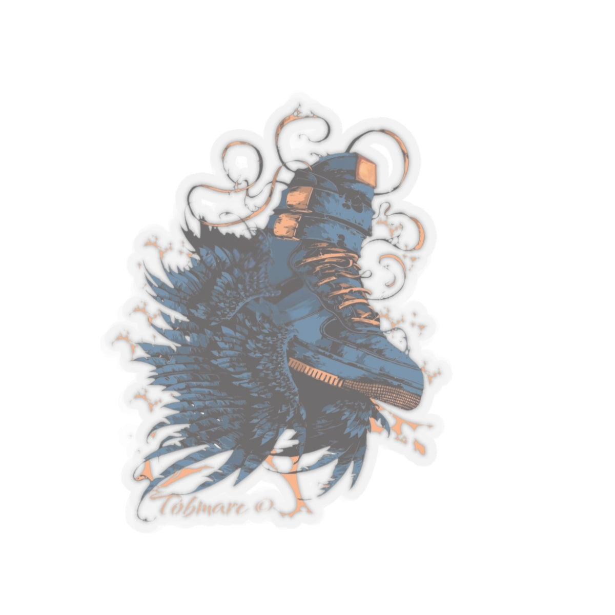 Stylish Urban Sneakers Kiss-Cut Stickers | Unique Art for Laptops & Decor