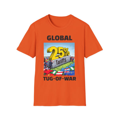 25% Tariff War Unisex T-Shirt – Political Graphic Tee, Trade War Souvenir, Economy Commentary Shirt