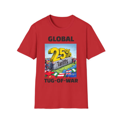 25% Tariff War Unisex T-Shirt – Political Graphic Tee, Trade War Souvenir, Economy Commentary Shirt