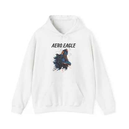 Aero Eagle Graphic Hoodie - Unisex Heavy Blend™ Sweatshirt