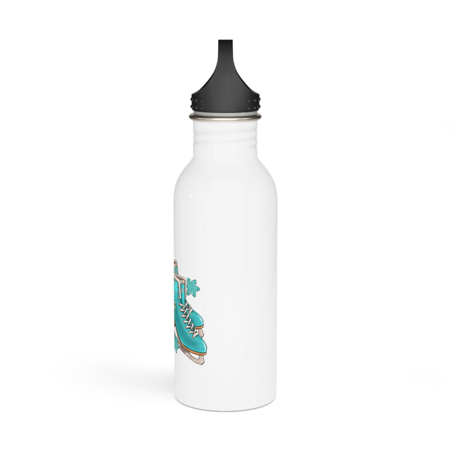 Winter Wonderland Stainless Steel Water Bottle – Fun Ice Skating Design