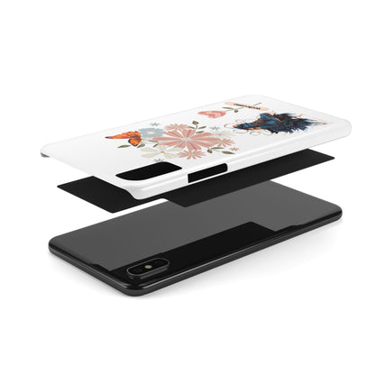 Floral Welcome Slim Phone Case - Vibrant Butterfly Design