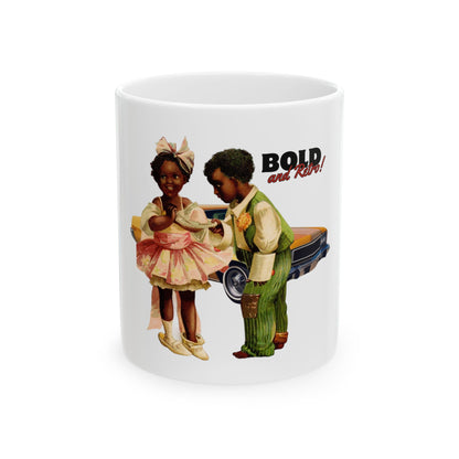 Retro Bold Kids Ceramic Mug - 11oz & 15oz
