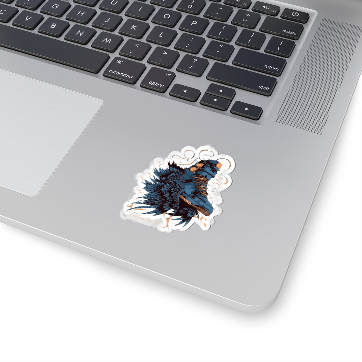 Cool Raven Skate Shoe Kiss-Cut Stickers - Edgy Decals for Laptops, Water Bottles & More