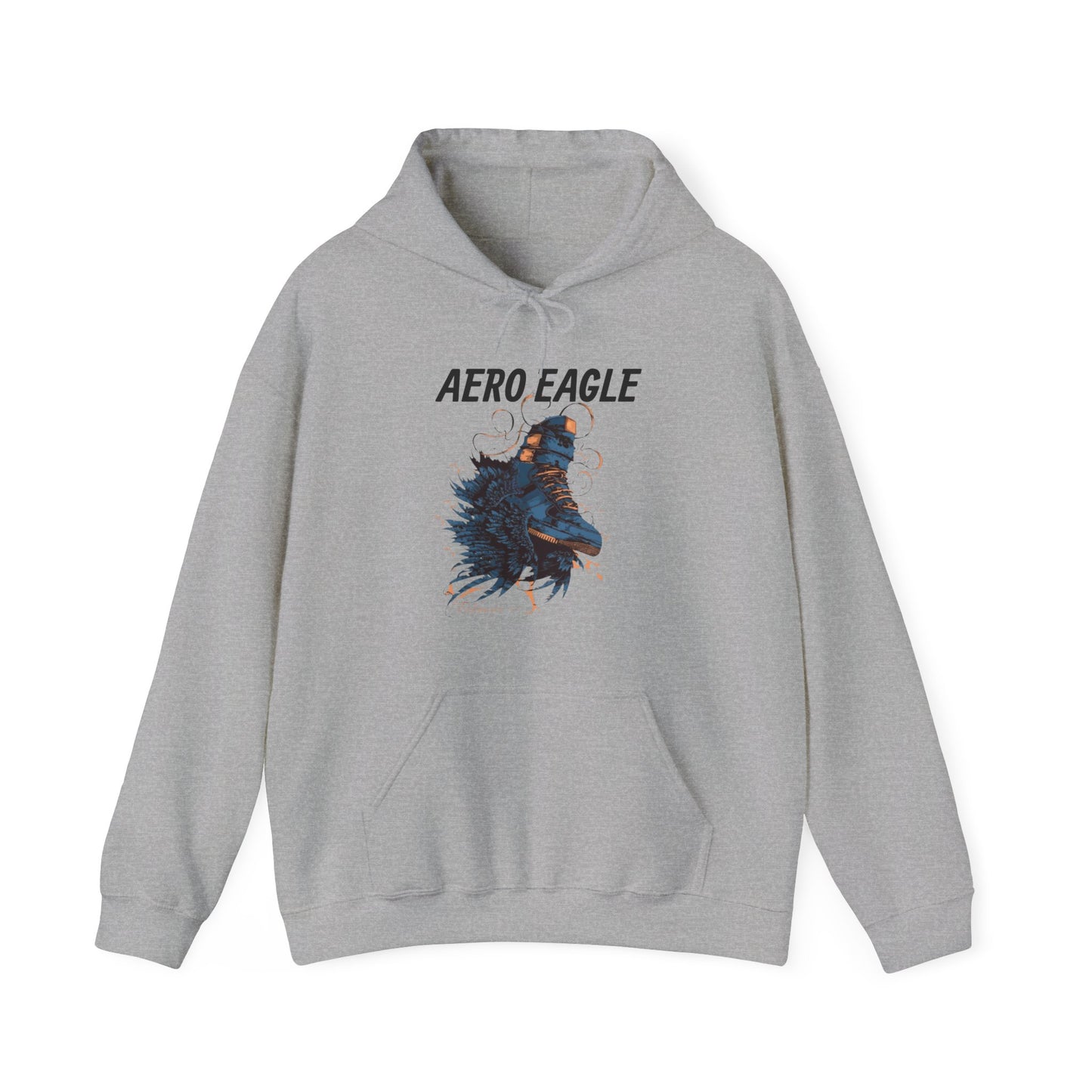 Aero Eagle Graphic Hoodie - Unisex Heavy Blend™ Sweatshirt
