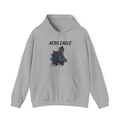 Aero Eagle Graphic Hoodie - Unisex Heavy Blend™ Sweatshirt