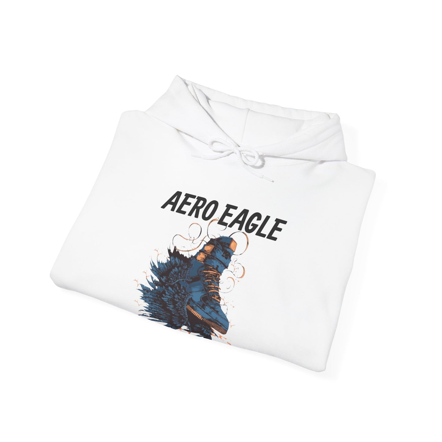 Aero Eagle Graphic Hoodie - Unisex Heavy Blend™ Sweatshirt