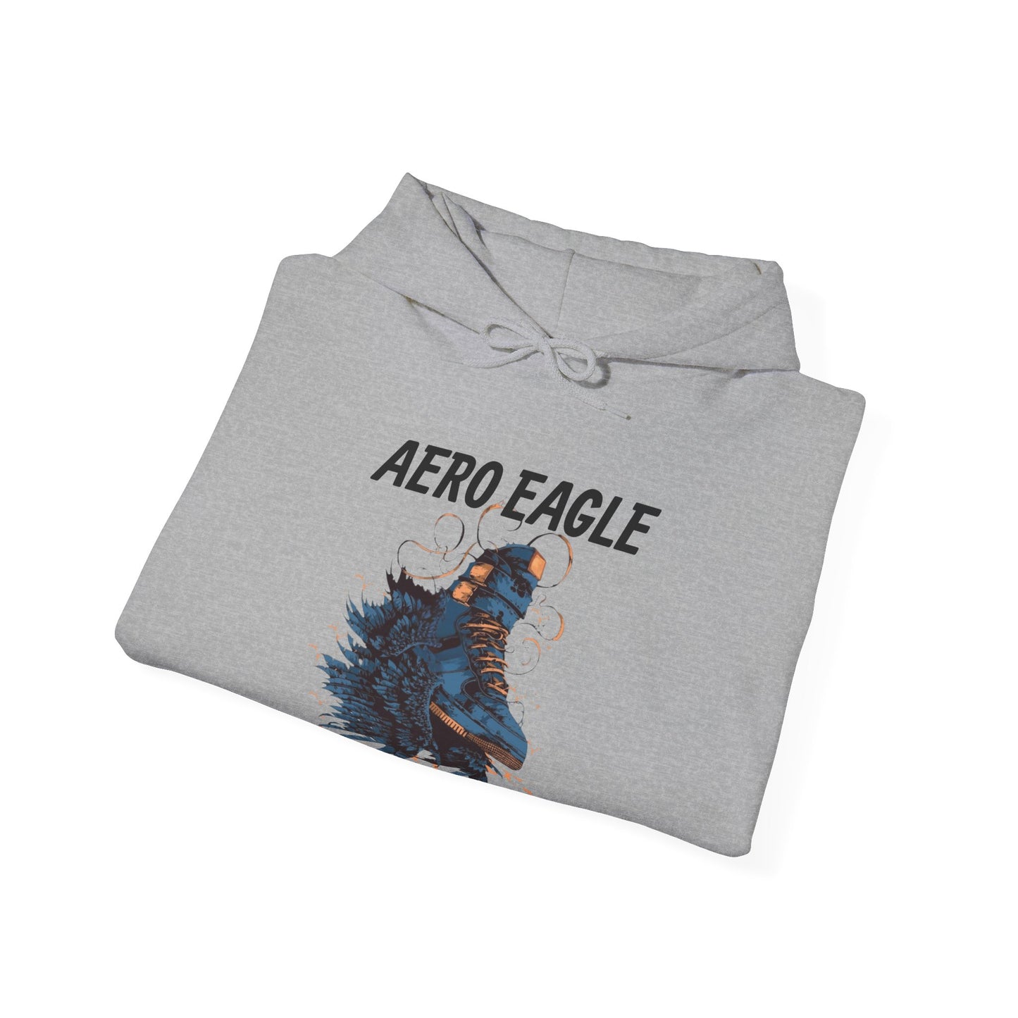 Aero Eagle Graphic Hoodie - Unisex Heavy Blend™ Sweatshirt