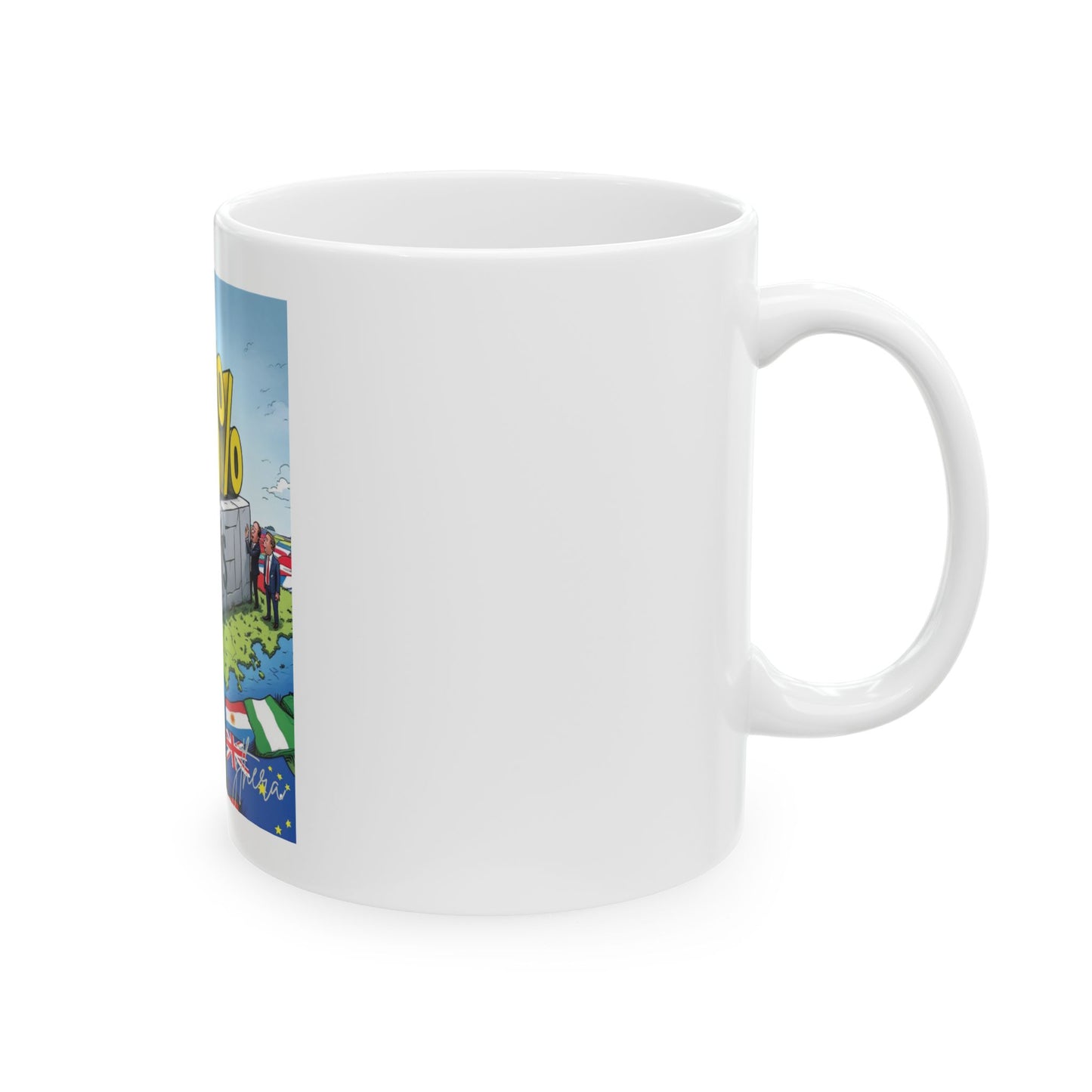 Funny Tariff Ceramic Mug - 11oz & 15oz