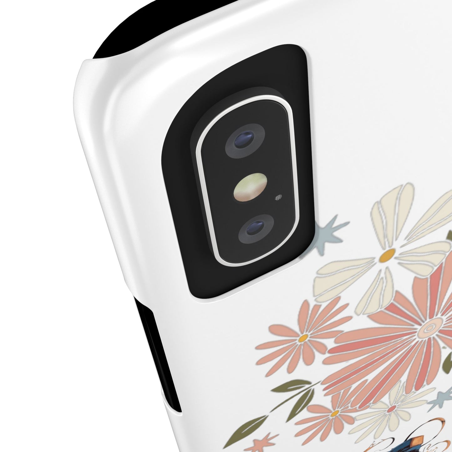 Floral Welcome Slim Phone Case - Vibrant Butterfly Design