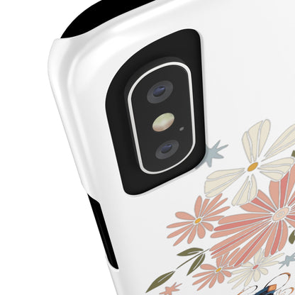 Floral Welcome Slim Phone Case - Vibrant Butterfly Design
