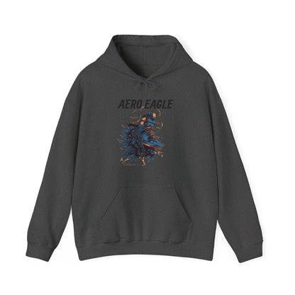 Aero Eagle Graphic Hoodie - Unisex Heavy Blend™ Sweatshirt